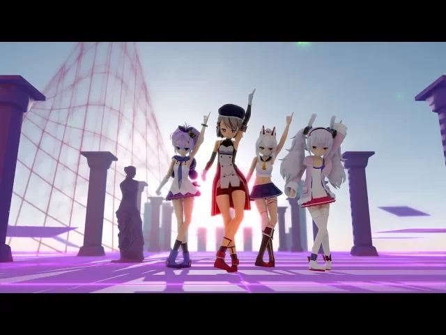 【azur lane mmd】 dancin 【starter squad】